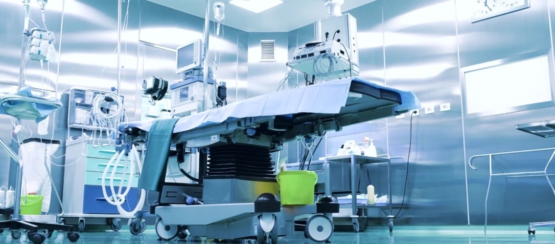 view of a brand new operating room and equipment