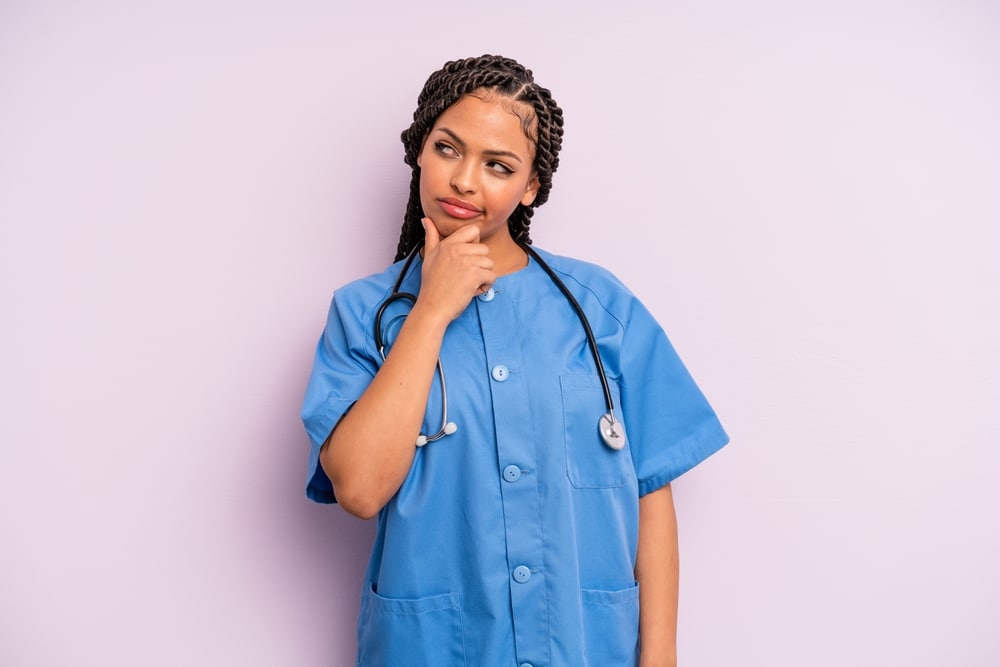 Nurse contemplating malpractice insurance