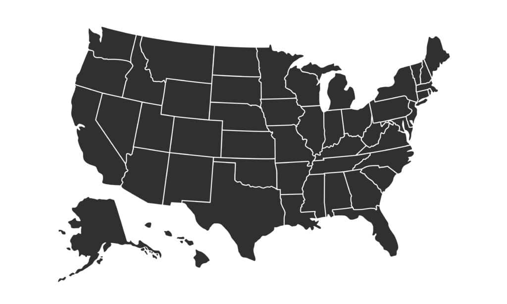 map of united states