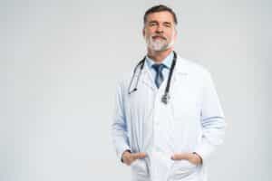 Physician who has group and malpractice insurance