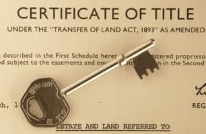 Title certificate for the mortgage underwriting process